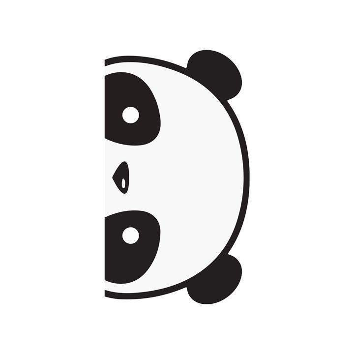 برچسب لپ تاپ طرح پاندا کد 1534